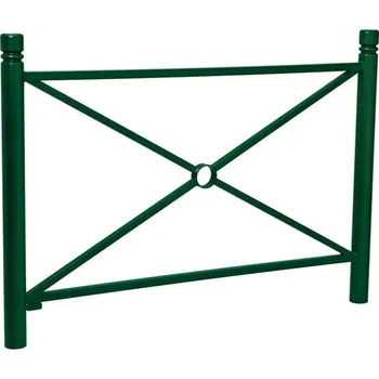 Zábradlí Procity Zábradlí Province délka 1572 mm, hlavice City, jednoduchý kříž, barva zelená RAL6005