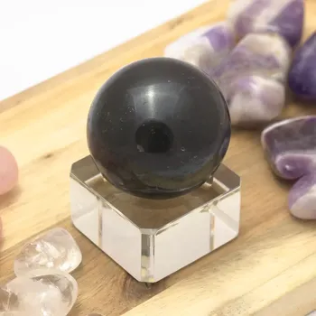 Turmalín černý koule 4 cm - ochranný štít a klidné uzemnění