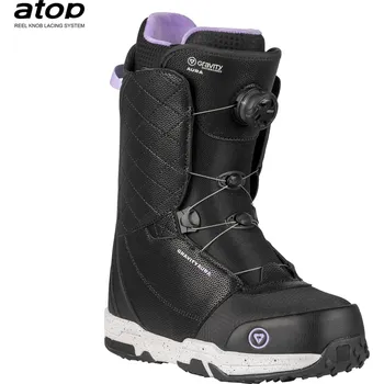 Boty na snowboard Gravity AURA ATOP black, dámské snowboardové boty 25/26 37