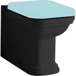 Kerasan WALDORF WC kombi mísa 40x68cm, spodní/zadní odpad, černá mat 411731