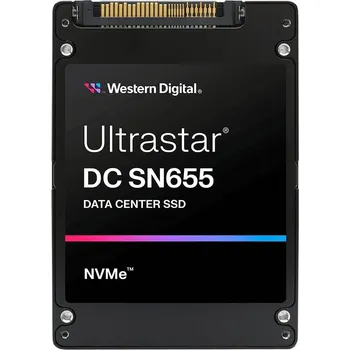 SSD disk Sandisk Ultrastar SN655 WUS5EC0B1ESP7Y3 30.72TB U.3 PCI Express 4.0 NVMe 3D TLC NAND