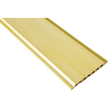 Obklad Plastová palubka PVC š. 10 cm odstín béžová melír délka 3mb plně probarvená a pevná palubka