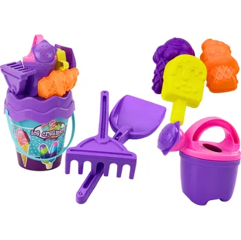 Hračka na písek Mamido Sada na písek kyblík lopatka hrábě konev zmrzlina