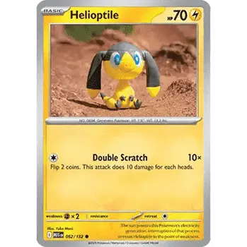 Volný čas Pokémon MEG 052/132 Helioptile - Mega Evolution Stav: Near Mint, Verze: NORMAL