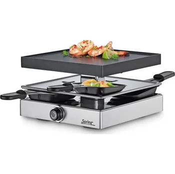 Kuchyňský gril Spring Raclette4 Classic, hliníkový grilovací tác