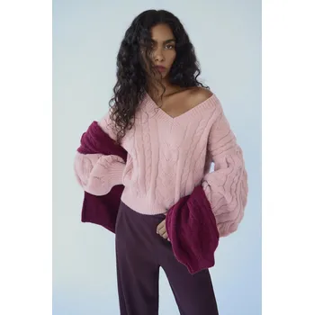 Dámský svetr Vlněný svetr Answear.LAB lu4410.fh růžová 03X, vel. M/L