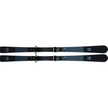 Sjezdové lyže Völkl FLAIR 7.2 black/teal + FDT TP 10, dámské sjezdové lyže 22/23