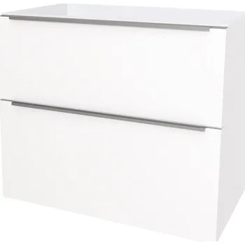 Koupelnový nábytek Mereo Mailo, koupelnová skříňka 81 cm, chrom madlo, Multidecor, Arktická bílá CN591SBIAA