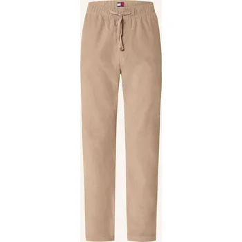 Pánské kalhoty Tommy Jeans Pánské Manšestrové Kalhoty Isaac V Joggingovém...