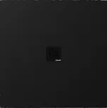 Polysan TRENECA vanička z litého mramoru s možností úpravy rozměru, 90x90cm, černá mat 84300.21