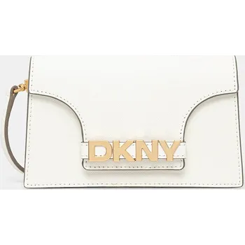 Kabelka Kožená kabelka Dkny bílá barva, R435OG58 00X, vel. ONE SIZE