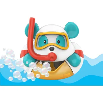 Hračka pro nejmenší Mamido Hračka do koupele Generátor mýdlových bublin medvídek