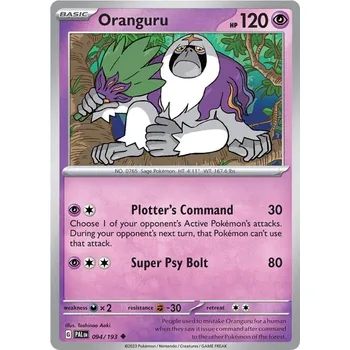 Sběratelská karetní hra Oranguru 094/193 - Paldea Evolved Typ karty: Reverse Holo