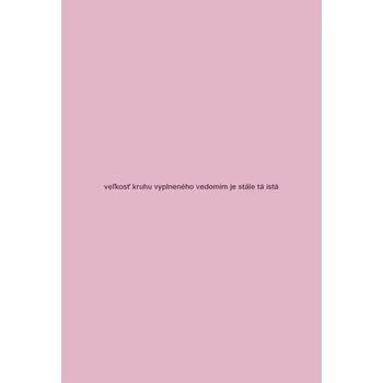 Populárně naučná literatura pro dospělé Martin Vongrej. Váha vědomí / The Weight of Consciousness – Petr Ingerle