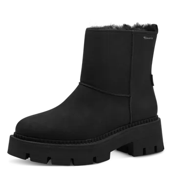 Dámská zimní obuv DÁMSKÉ KOTNÍKOVÉ BOTY TAMARIS 1-26439-43 001 ČERNÁ Barva: Černá, Velikost: 41