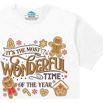 Pánské tričko Pánské tričko Vánoce jsou ten nejkrásnější čas v roce (Velikost: M, Barva: Bílá)