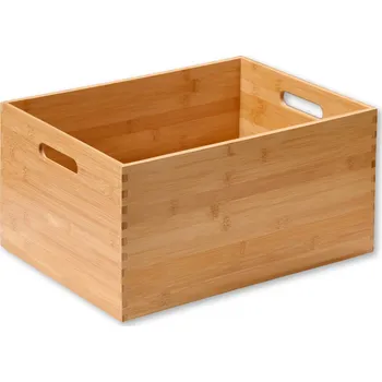 Kesper Dřevaná krabička s držáky, bambus, bambus