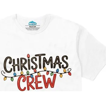 Pánské tričko Pánské tričko Vánoční parta Christmas Crew (Velikost: S, Barva: Bílá)