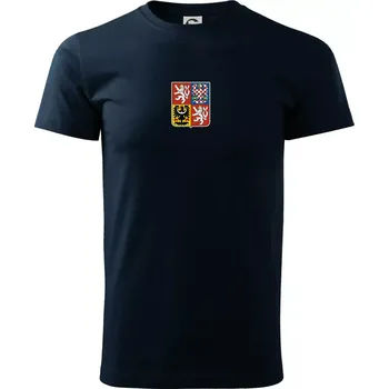 Velký státní znak ČR - Triko extra velké (5-8XL) - 8XL ( Námořní modrá (velmi tmavá - téměř černá) )
