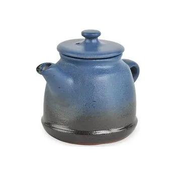 Konvice na čaj Keramická konev Keemun modrá cca 0,35 l