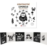 Knížka baby kontrastní leporelo zvířátka pro miminko