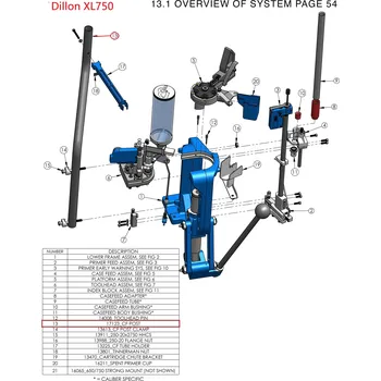 Příslušenství pro sportovní střelbu Dillon Casefeed Mount Post