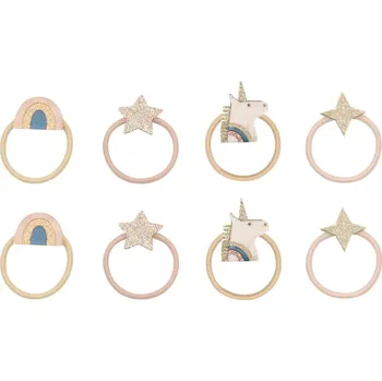 MIMI & LULA Gumičky do vlasů Celeste Unicorn – set 8 ks