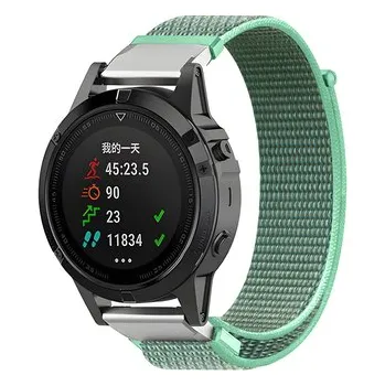 Chytré hodinky Nylonový řemínek 22mm, Tyrkysová (cs, STRAPIDO)