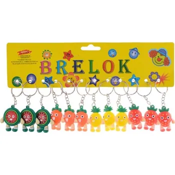 Klíčenka Ovoce 4cm, gumová