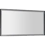 Sapho SORT zrcadlo s LED osvětlením 120x70cm, černá mat ST120