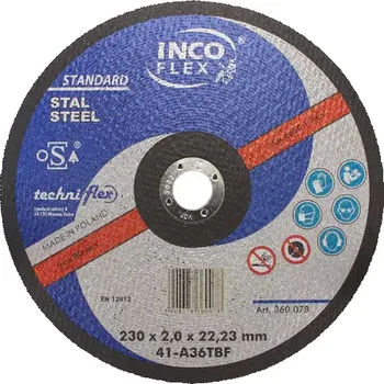 Řezný kotouč Řezný kotouč INCOFLEX 230x2,0mm - 41-A36TBF - OCEL - rovný