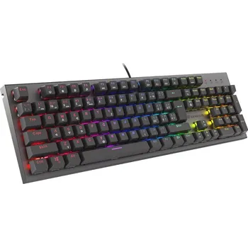 Klávesnice Genesis herní mechanická klávesnice THOR 303/RGB/Outemu Red/Drátová USB/CZ-SK layout/Černá