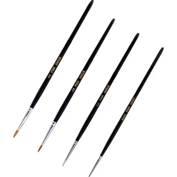 Plastikový model Shesto Modelcraft štetec kolinsky red sable (velikosti 000, 0, 2 a 3) - SH-PPB2200/S