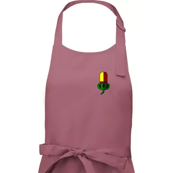 Kuchyňská zástěra Prší - Žaludy - Pánská zástěra na vaření - Univerzální velikost ( Starorůžová )