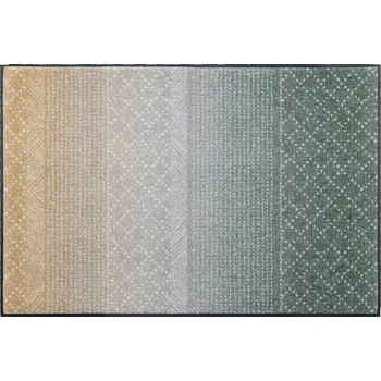 Rohožka Esposa DVEŘNÍ ROHOŽKA, 75/120 cm, šedá, zelená, béžová - Online Only koberce & rohožky - 004336068902