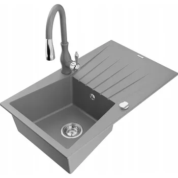 Granitový dřez Jednodřez Mexen Cesar granitový šedý