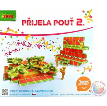 Stavebnice Seva SEVA Přijela pouť 2 polytechnická STAVEBNICE 693 dílků | AS86