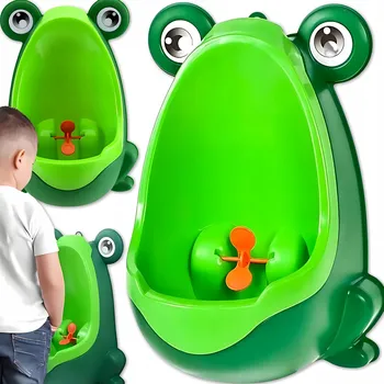 Nočník PISOÁR ŽABKA NOČNÍK PRO DĚTI CHLAPCE NA ZEĎ PRO VÝUKU UPEVNĚNÁ