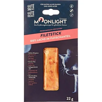 Krmivo pro kočku Moonlight Dinner filé z lososa pro kočky 22g