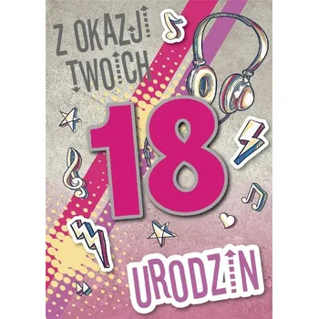 Narozeninové PŘÁNÍ K NAROZENINÁM Dárek OSMNÁCTINY Kartička Přání Oslava Narozenin