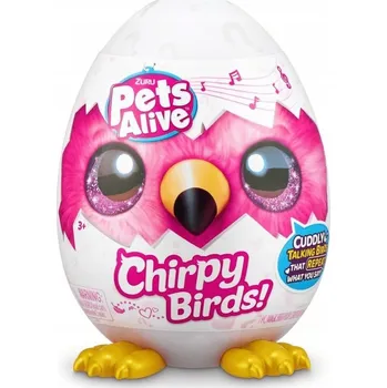 plyšák ZURU PETS ALIVE Chirpy Birds PLYŠOVÝ PTÁČEK Napodobuje zvuky