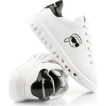 Dámské tenisky TENISKY KARL LAGERFELD KAPRI KITE OUTLINE NFT LO LACE WHITE LTHR