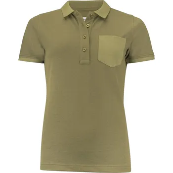 Pánské tričko James Harvest Polokošile Pinedale Polo Women, těžká bavlna Two-Tone, krátký rukáv, dámská COT62503957001-moss green S Zelená mechová