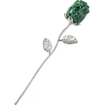 Květina ručně vyřezávaná dekorace | soška | ozdoba - Styl E