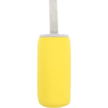 Neoprenový termo obal na láhev | pouzdro - žluť , 420 ml