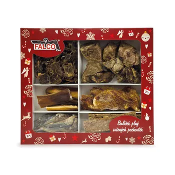 Pamlsek pro psa Sokol Falco Vánoční sušený mix 420 g