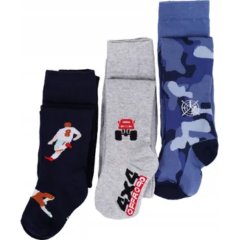 Chlapecké bavlněné Punčocháče balení po 3 kusech, 104-110, YOCLUB