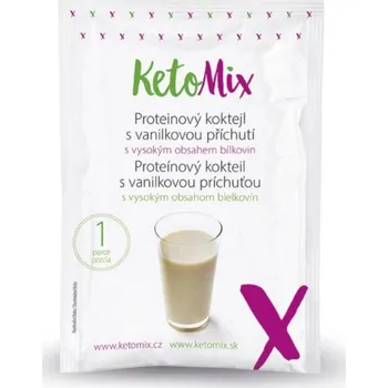 Keto dieta KetoMix Proteinový koktejl s vanilkovou příchutí 32 g (1 porce)