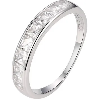 Prsten NUBIS® Stříbrný prsten se zirkony - velikost 55 - NB-5568-55