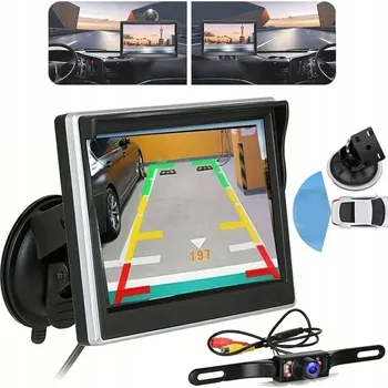 Couvací kamera Barevný 5" LCD monitor pro couvací kameru do nákladního auta a autobusu